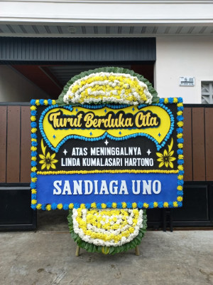 Papan Bunga Duka di Way Halim Permai