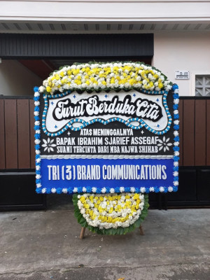 Papan Bunga Duka di Way Halim Permai